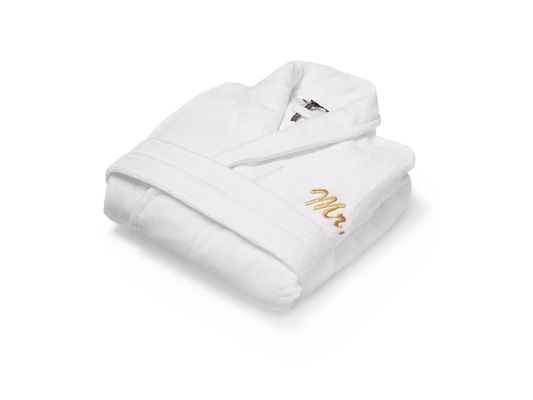Mr Bathrobe - White - M