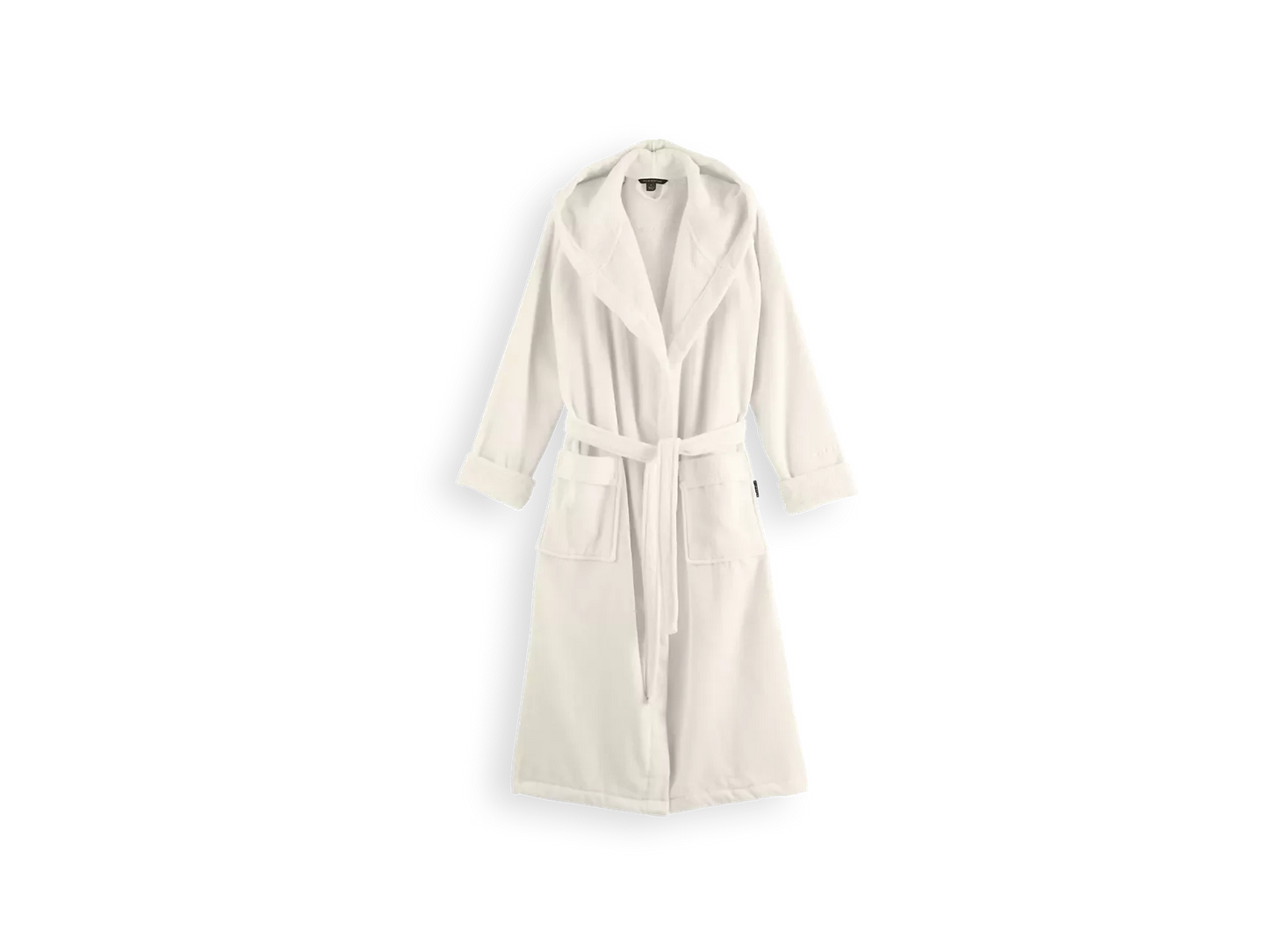 Super Smooth Cotton Bathrobe Women L Off White